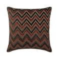 thumbnail image 1 of The HomeCentric Euro Sham Pillow Covers, Grey Euro Pillow Sham, Pack of 2, 26x26 inch (65x65 cm) Velvet Cushion Cover&nbsp;For Sofa, Pillow Covers with Chevron, Modern - Dress Chevron, 1 of 6