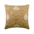 thumbnail image 1 of The HomeCentric Euro Sham Pillow, Decorative Beige Pack of 2, 26x26 inch (65x65 cm) Throw Pillows, Linen Jute Embroidery & Abstract Cushion Cover, Floral Halloween Decorations - Jute Legacy, 1 of 3