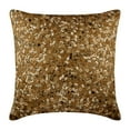 thumbnail image 1 of The HomeCentric Gold Accent Pillow 3D Metallic Sequins Sparkly Glitter Pillow Cover Pack of 2 14x14 inch (35x35 cm) Throw Pillow Cover Silk Throw Pillow Cover Solid Modern Abstract - Textured Jaal, 1 of 5