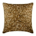 thumbnail image 1 of The HomeCentric Gold Pillow Shams 3D Metallic Sequins Sparkly Glitter Pillow Shams Pack of 2 24x24 inch (60x60 cm) Pillow Shams Square Silk Pillow Sham Modern Pillow Shams Abstract - Textured Jaal, 1 of 3