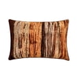 thumbnail image 1 of The HomeCentric Handmade Brown Pack of 2, 12"x16" (30x40 cm) Lumbar Pillow Cover, Velvet Ombre & Wringled Velvet Oblong Pillow, Ombre Pattern Modern Style - Ombre Twist, 1 of 3