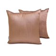 thumbnail image 1 of The HomeCentric Luxury Lumbar Pillow Cover Copper Pack Of 2, 12"x16" (30x40 cm) Art Silk Plain & Solid Oblong Pillow Cover, Solid Modern Style - Copper Luxury, 1 of 5