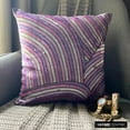 thumbnail image 1 of The HomeCentric Pillow Case With Zipper Purple Pillow Cover Throw Pillow Cover Pack of 2 12x12 inch (30x30 cm) Cushion Cover Art Silk Pillow Multicolor Sequins Beaded Modern Abstract - Plum Cheer, 1 of 10