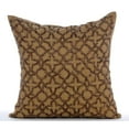 thumbnail image 1 of The HomeCentric Pillow Cover Gold Throw Pillow Cover Beaded Lattice Trellis Antique Pillow Cover Pack of 2 20x20 inch (50x50 cm) Pillow Cover Geometric Art Throw Pillow Cover Silk - Gold Celebration, 1 of 3