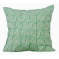 thumbnail image 1 of The HomeCentric Pillow Cover, Pastel Green Pillow Covers Pack of 2, 16x16 inch (40x40 cm) Linen Throw Pillow Covers, Solid Color, Knots, Textured, Checkered, Designer Pillow Easter - Tender Mint, 1 of 2
