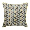 thumbnail image 1 of The HomeCentric Pillow Cover, Yellow Pack of 2, 26x26 inch (65x65 cm) European Pillow Covers, Jacquard Silk Fabric European Pillow Shams, Geometric Pattern Modern Style Easter - Yellow Moire Effects, 1 of 3