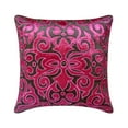 thumbnail image 1 of The HomeCentric Pillow Covers Pillow Covers For Couch Pillow Covers Pack of 2 20x20 inch (50x50 cm) Pink Velvet Throw Pillow Covers Handmade Pillow Covers Modern Abstract Easter - Fuchsia Kingdom, 1 of 3