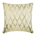 thumbnail image 1 of The HomeCentric Pillow Covers, Pillow Covers, Pillow Covers Pack of 2, 20x20 inch (50x50 cm) Ivory, Velvet Throw Pillow Covers, Handmade Pillow Covers, Modern, Geometric Easter - Crystal Argyle, 1 of 3
