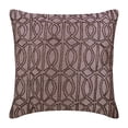 thumbnail image 1 of The HomeCentric Purple Throw Pillows Cover Couch Lattice Trellis Throw Pillows Cover Pack of 2 14x14 inch (35x35 cm) Pillow Cover Square Silk Throw Pillows Cover Geometric Modern - The Class Effect, 1 of 5