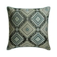 thumbnail image 1 of The HomeCentric Sofa Cushion Cover, Blue Pack of 2, 14x14 inch (35x35 cm) Throw Pillows, Jacquard Silk Aztec Pattern Throw Pillows For Couch, Aztec Pattern Contemporary Style Easter - Aztec Invent, 1 of 5