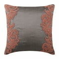 thumbnail image 1 of The HomeCentric Sofa Cushion Cover, Zippered Pillow Covers, Decorative Pillow Covers Pack of 2, 22x22 inch (55x55 cm) Silver, Silk Throw Pillow Covers, Handmade Pillow Covers,, Abstract - Peach Waters, 1 of 3