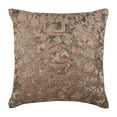 thumbnail image 1 of The HomeCentric Throw Pillow Cover Gold Pillow Cover Gold Tulip Flower Glitter Floral Theme Pillow Cover Pack of 2 18x18 inch (45x45 cm) Cushion Cover Square Velvet Pillow Cover Floral - Golden Tulips, 1 of 3