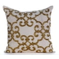 thumbnail image 1 of The HomeCentric Throw Pillow Cover With Zipper, Gold Shams, Beaded Damask Turkish Pillow Shams, Pack of 2, 24x24 inch (60x60 cm) Pillow Shams, Square Cotton Linen Shams, Pillow Shams - Gold Encrusted, 1 of 3