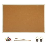 HomeCozy 1 Set Cork Bulletin Board Durable Multipurpose Wood Frame Cork Board for Notes Messages Pictures Memos