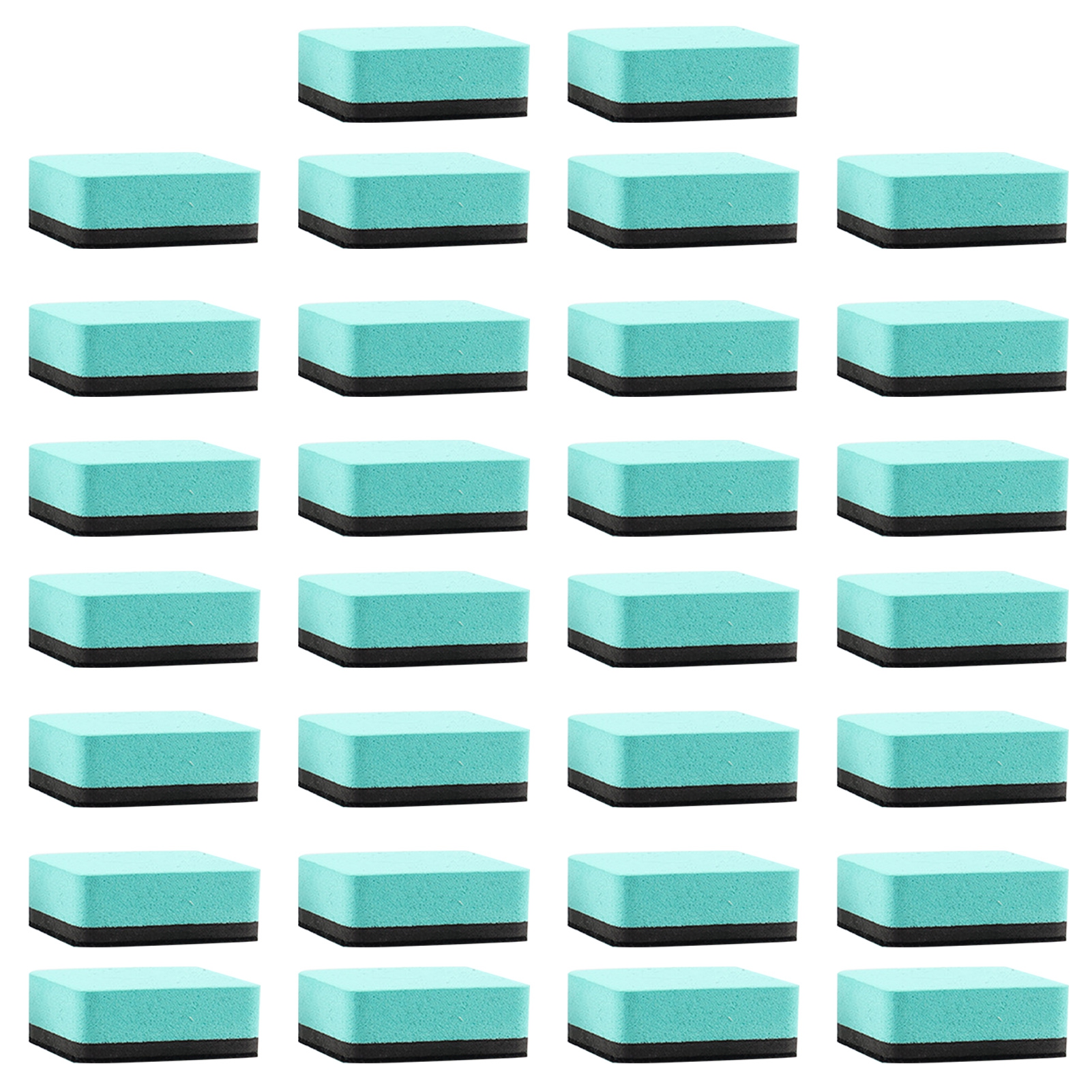 HomeCozy 30Pcs DryErase Erasers Whiteboard Dry Erasers Bright