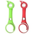 thumbnail image 1 of HomeCozy Bottle Opener High Hardness Reusable Ergonomic Handle Comfortable Grip Multifunctional Save Labor Stainless-Steel 6-in-1 Manual Opener Can Jar Remover Tool Kitchen Supplies, 1 of 8