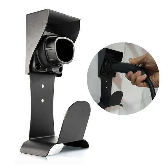 HomeCozy Charger Cable Organizer with Storage Bracket Wall Mounted Charger Holder Perfect for Tesla Model X S Accessories