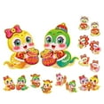 HomeCozy Chinese New Year Door Sticker 2025 Year of Snake Cartoon