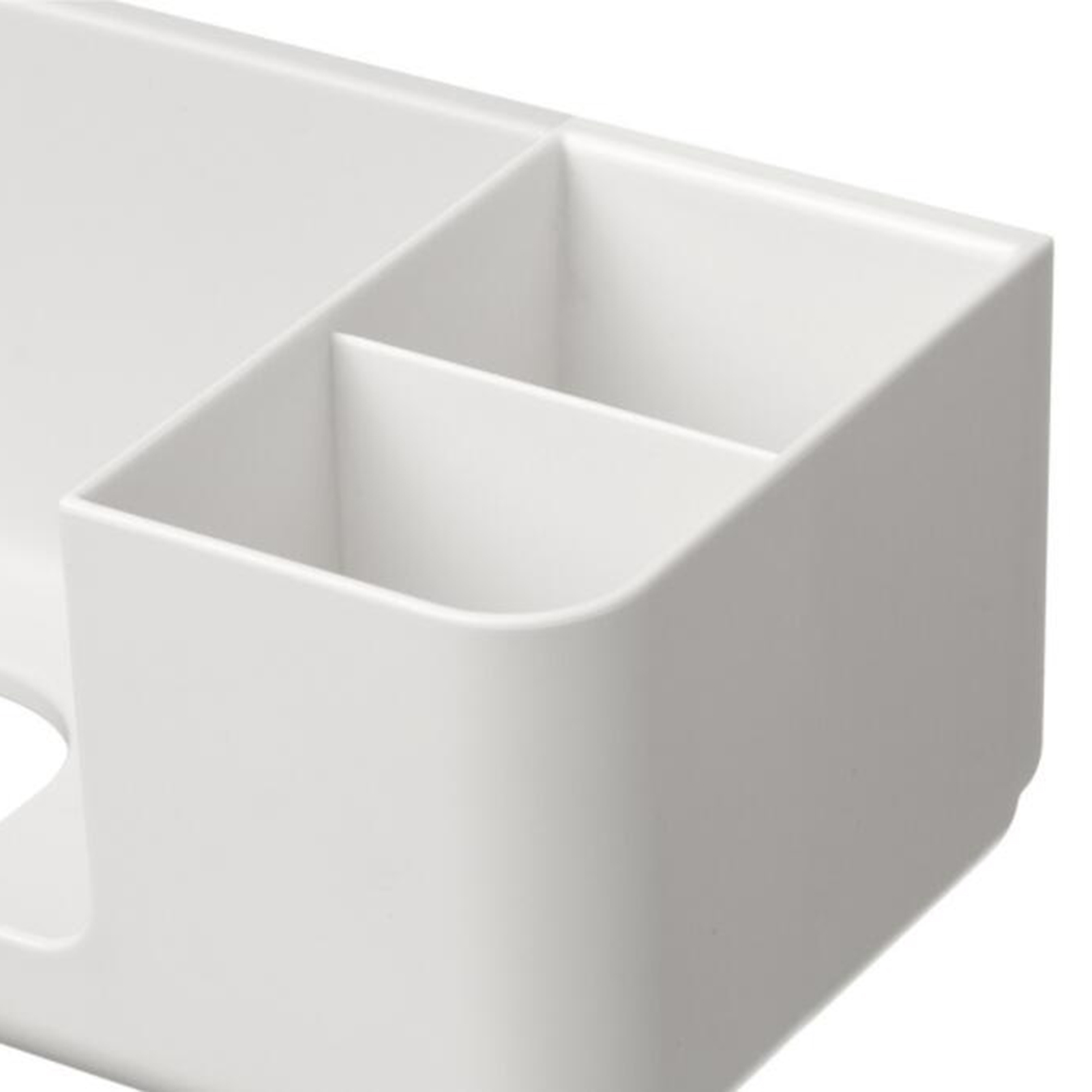 HomeCozy Hair Dyer Holder Punchfree Multipurpose White Convenient