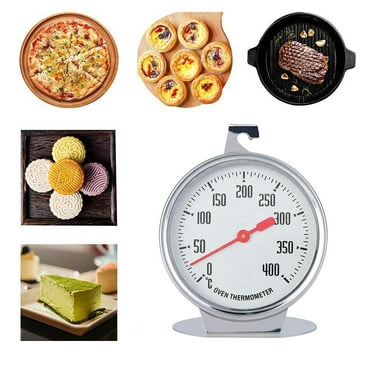 HomeCozy Oven Thermometer Multi-purpose Heat Resistant Stainless Steel Hangable Large Dial Thermometer Kitchen Tools