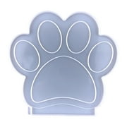 HomeCozy Photo Frame Mold Non-stick Easy to Clean Silica Gel Dog Paw Shaped Resin Mold for Gift