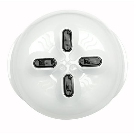 HomeCraft 12-inch Microwave Plate Cover Shield with Magnets