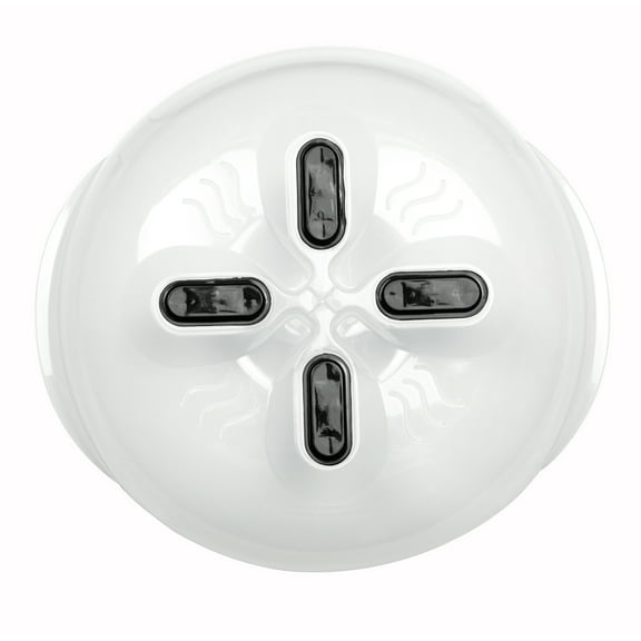 HomeCraft 12-inch Microwave Plate Cover Shield with Magnets