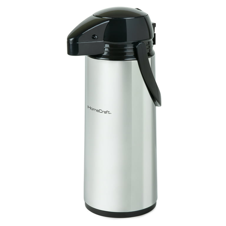 Stainless Steel Airpot Hot & Cold Drink Dispenser - Keep Your
