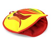 HomeCraft Tortilla Warmer, 12-Inch Insulated Soft Side Tortilla Pouch, Microwave-Safe