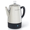 thumbnail image 1 of HomeCraft 10-Cup Stainless Steel Electric Percolator Coffee Pot with Stay Warm Function, 1 of 8