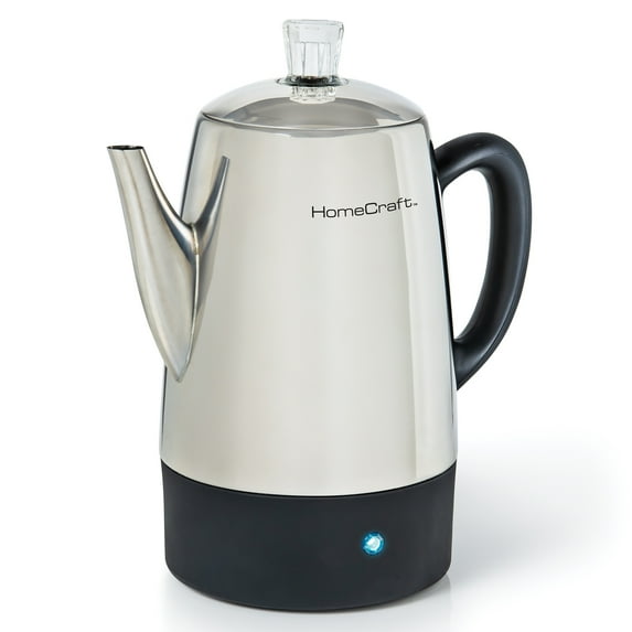 HomeCraft HCPC10SS 10-Cup Stainless Steel Coffee Percolator
