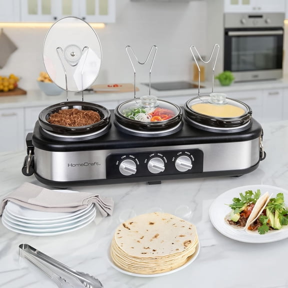 HomeCraft HCTSC15SS 1.5-Quart Oval Buffet Cooker