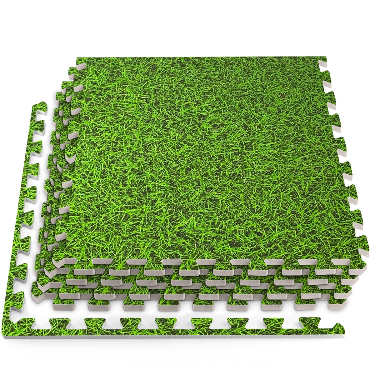 HomeCube USA 38 inch Thick Interlocking Wood