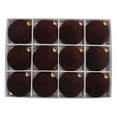 thumbnail image 1 of HomeDM 12pcs Christmas Velvet Balls Ornaments 6cm/2.36" Shatterproof Plastic Flocked Xmas Balls Hanging Christmas Tree Pendant Holiday Party Decorations Coffee, 1 of 6
