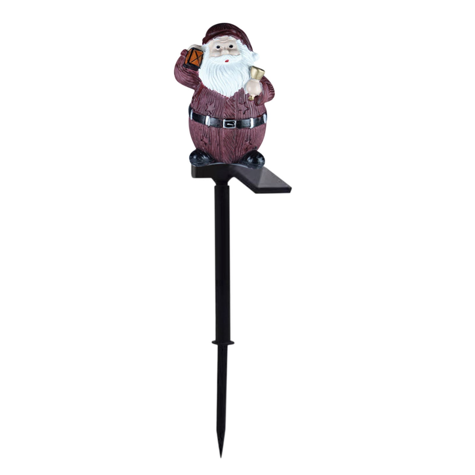Christmas Solar Garden Stake Lights – 28" Snowman, Santa & Gingerbread Man Set, 3-Pack Outdoor Decor With Auto On/Off, IP65 Waterproof