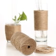 thumbnail image 1 of HomeDM 1mm/656ft Natural Jute Twine Rope String for Crafts Gardening Climbing Plant Gift Wrapping Arts Packing Christmas Twine Bulk Wedding Decor, 1 of 6