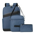 thumbnail image 1 of HomeDM 3 Pcs Travel Laptop Backpack, Business Carry on Backpack,Computer Backpack for Men Women College Weekender Bag Water Resistant Lightweight Daypack for Flight, 1 of 4