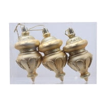 HomeDM 3Pcs Christmas Balls Ornaments Shatterproof Ball Pendant for Xmas Tree Valentine's Day Christmas Birthday Holiday and Party Decorations