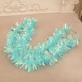 thumbnail image 1 of HomeDM 70.8"/5.9ft Blue Christmas Glitter Tinsel Garland, Hanging Tinsel Ribbon for Xmas Tree Gift Wrapping New Year Holiday Party Indoor Outdoor Decorations, 1 of 3