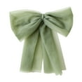 thumbnail image 1 of HomeDM 9.06"x11.8" Christmas Bows for Xmas Tree Topper Decor Merry Christmas Wreath Bows Green Bows for Front Door Wall Backdrop Birthday Wedding Party Decorations, 1 of 6