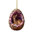 thumbnail image 1 of HomeDM Animal Ornaments - 2D Flat Acrylic Animal Christmas Tree Hanging Pendant Animal Decoration Christmas Ornament for Home Decor, 1 of 7