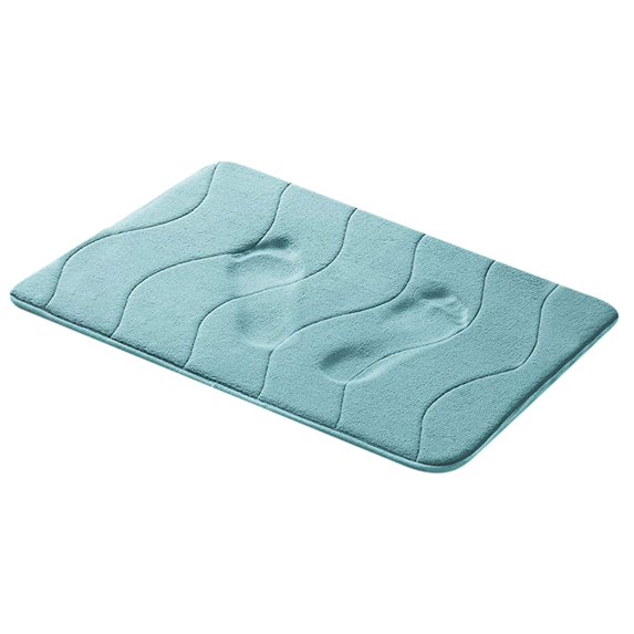 HomeDM Bathroom Rugs Mat Soft Comfortable Bath Rugs Non-Slip Water Absorbent and Thick Bathroom Floor Mats Machine Washine Rugs for Shower Bathtubs