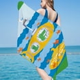 thumbnail image 1 of HomeDM Beach Towel Clearance! Microfiber Sand Free Beach Towel Fast Dry Super Absorbent Lightweight Bath Towels Blanket for Travel Pool Swimming Camping Girls Women Men Adults 30x60 In, 1 of 3