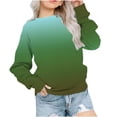 thumbnail image 1 of HomeDM Boys' Crewneck Sweatshirts Girls Sport Long Sleeve Gradient Color Pullover Tops Unisex Kids T-Shirts (Age 1-12 Years), 1 of 7