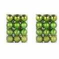 thumbnail image 1 of HomeDM Christmas Balls 48Pcs Green Shatterproof Ornaments Balls 3cm/1.18" Christmas Tree Hanging Pendant for Holiday Wedding Party Home Decor, 1 of 5