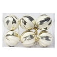thumbnail image 1 of HomeDM Christmas Balls 6Pcs Yellow Shatterproof Ornaments Balls Christmas Tree Hanging Pendant for Holiday Wedding Party Home Decor, 1 of 5