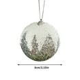 thumbnail image 1 of HomeDM Christmas Balls Ornaments 8cm/3.15" Christmas Tree Hanging Pendants Shatterproof Xmas Ornaments for Xmas Tree Christmas Party Fireplace Wall Home Decorations Silver, 1 of 5