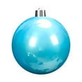 thumbnail image 1 of HomeDM Christmas Balls Ornaments - Sky Blue 15cm/5.91" Shatterproof Christmas Tree Ornaments Plastic Hanging Balls for Holiday Wedding Party Decoration, 1 of 7