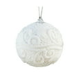 thumbnail image 1 of HomeDM Christmas Balls White Shatterproof Ornaments Balls 8cm/3.15" Christmas Tree Hanging Pendant for Holiday Wedding Party Home Decor, 1 of 2