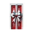 thumbnail image 1 of HomeDM Christmas Cabinet Door Ribbons Bows 35" X 71" Large Christmas Wreath Tree Bows for Furniture Kitchen Window Wrapping Home Xmas Tree Holiday Party Supplies, 1 of 9